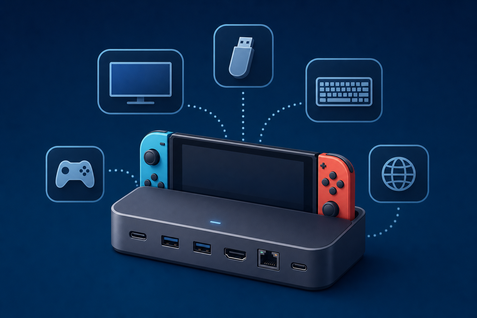 JSAUX's New 6-In-1 Switch 2 Dock Is... A Lot