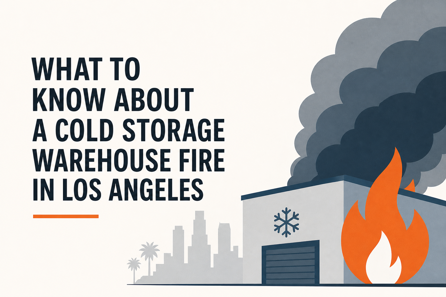 What to know about a cold storage warehouse fire in Los Angeles