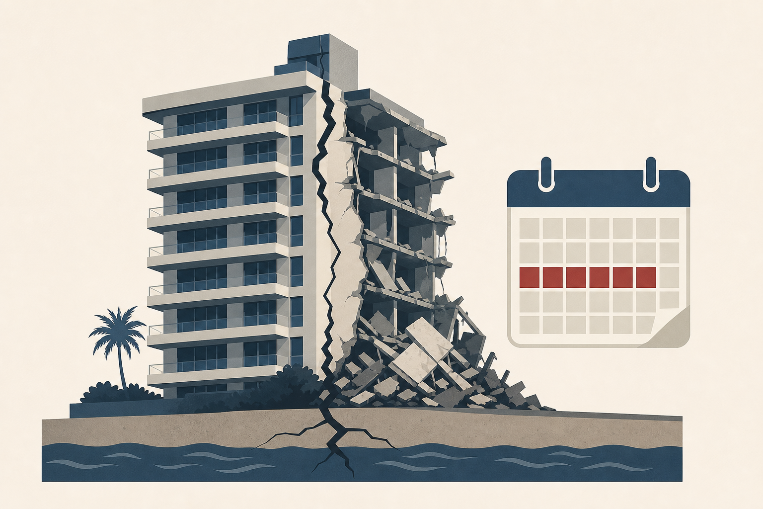Florida Surfside condo collapse began weeks before it fell, report finds
