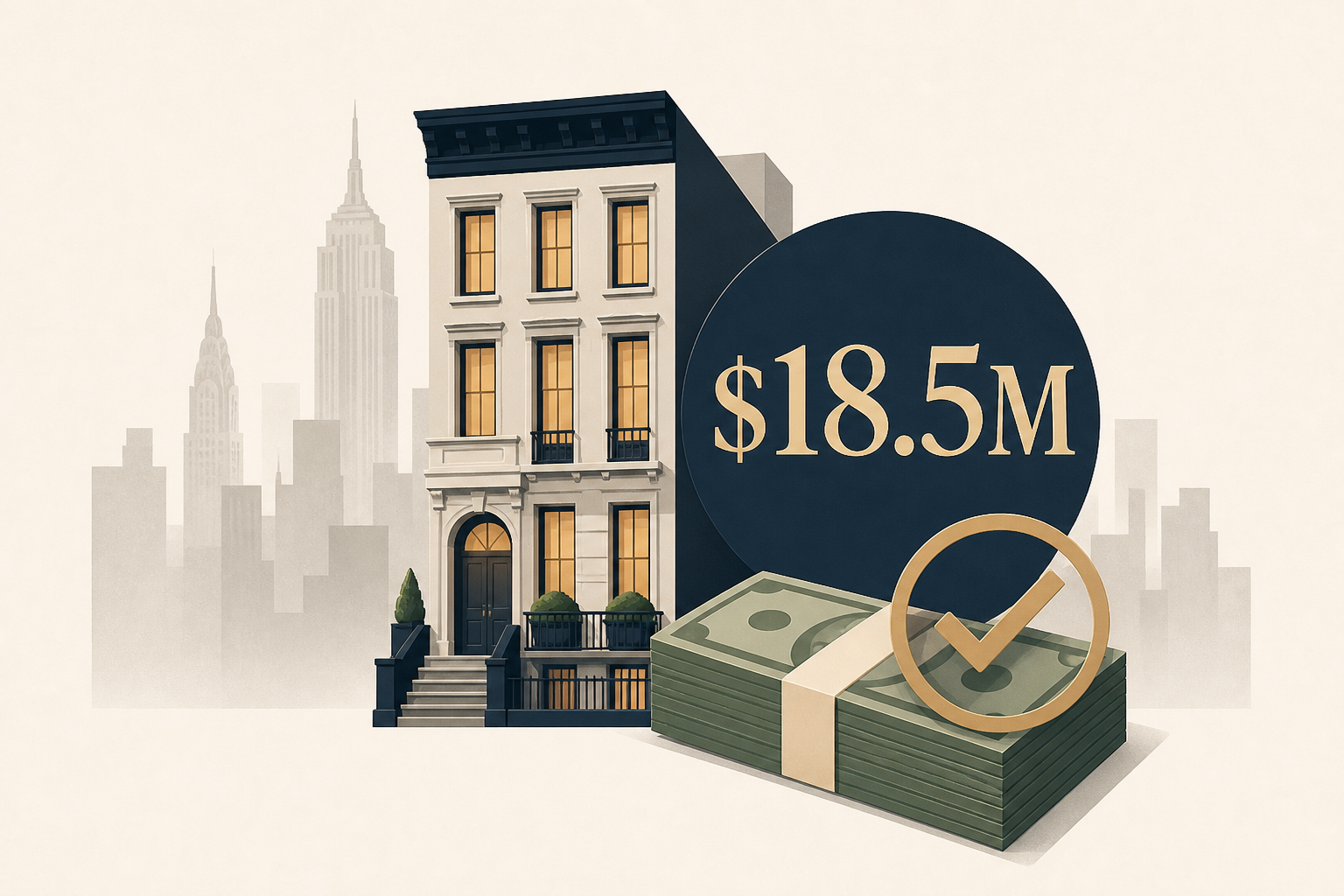 Rare $18.5M NYC townhouse finds a cash buyer in 3 weeks