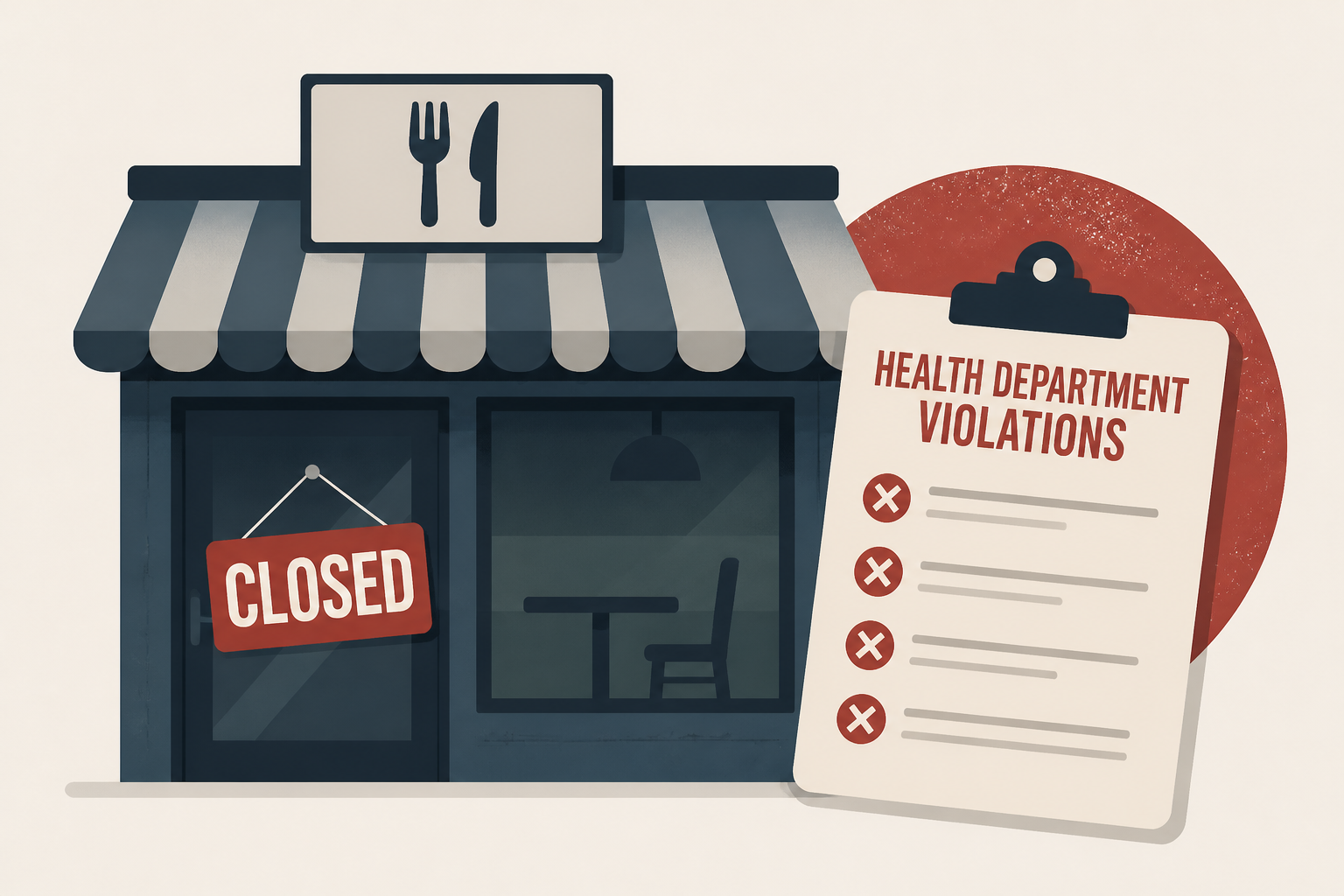 Eatery with history of health department violations abruptly closes doors