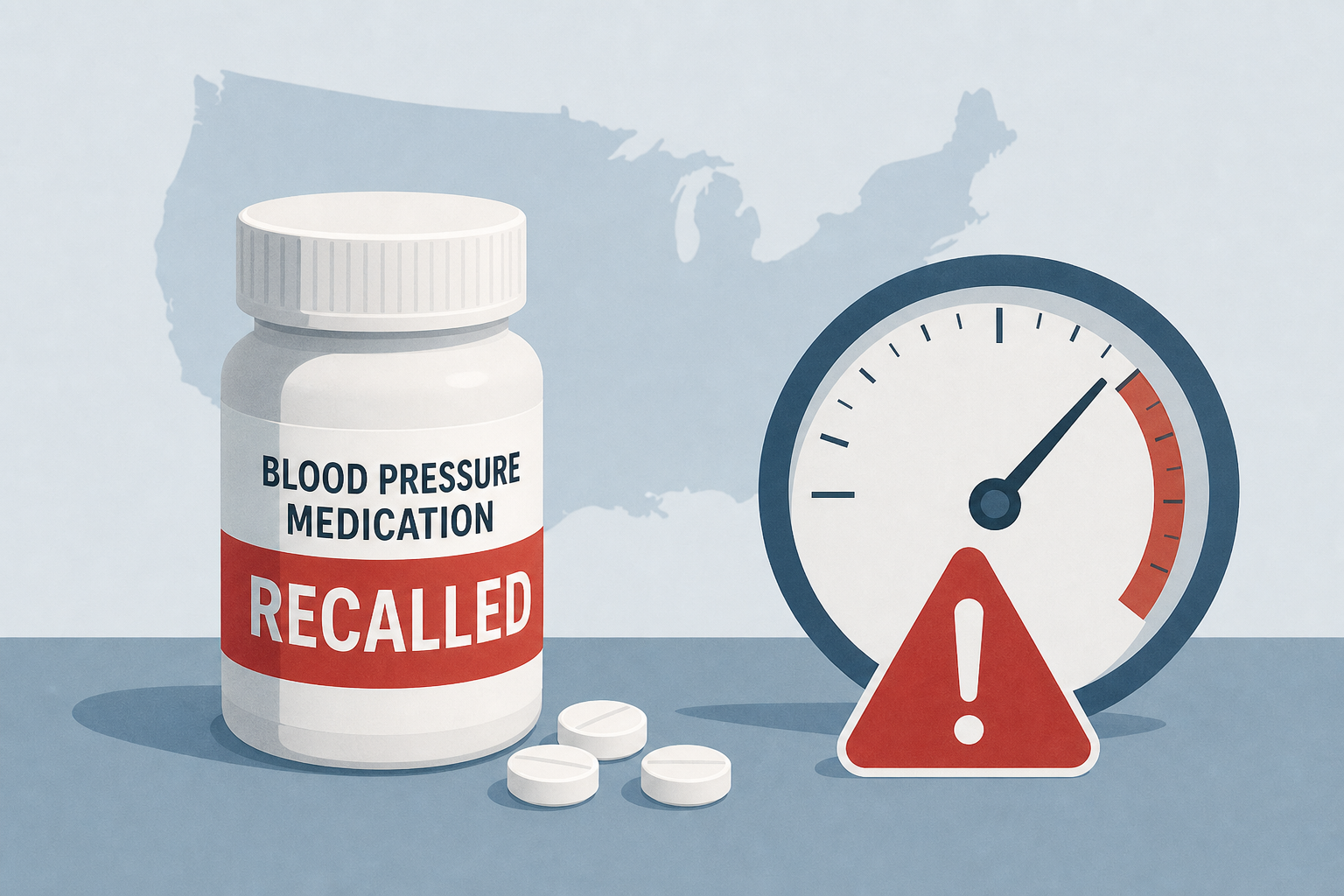 Blood pressure medication recalled nationwide over potential ineffectiveness