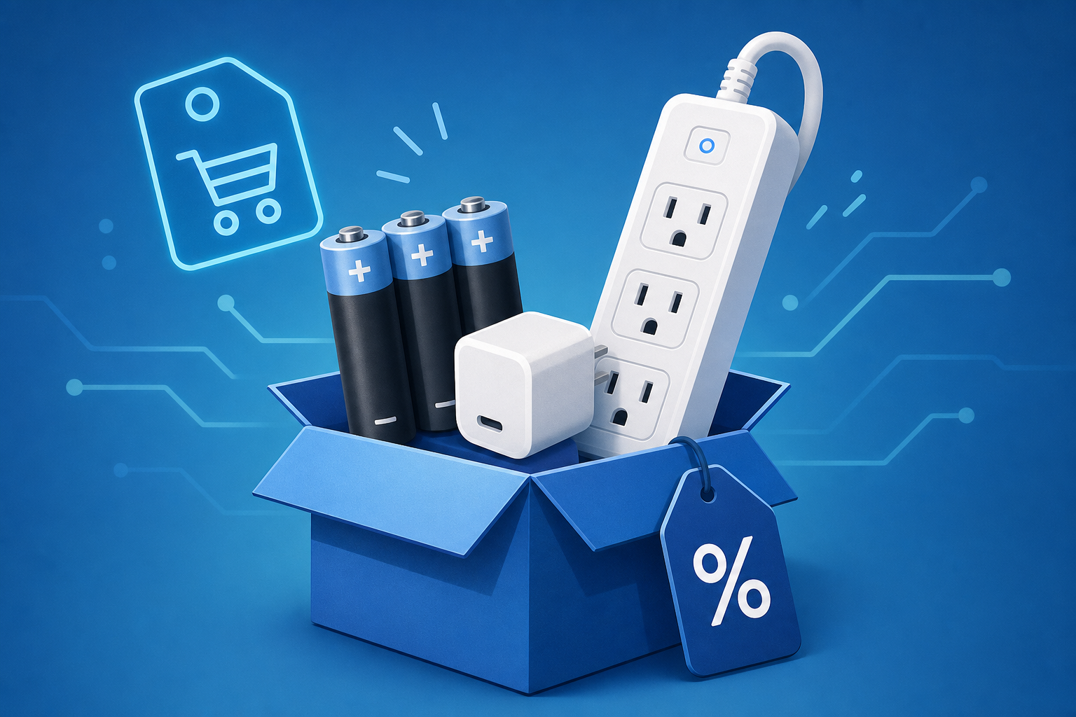 The Best Prime Day Deals on Tech Basics, From Batteries to Power Strips
