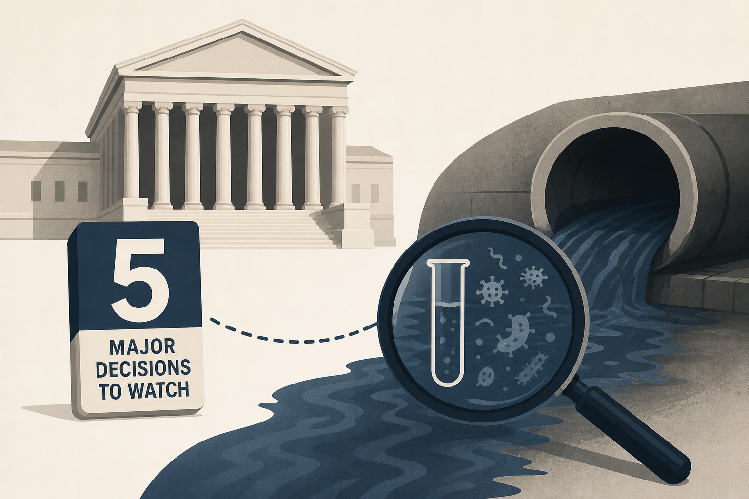 5 Major Supreme Court Decisions to Watch, and the Rise of Sewage Surveillance