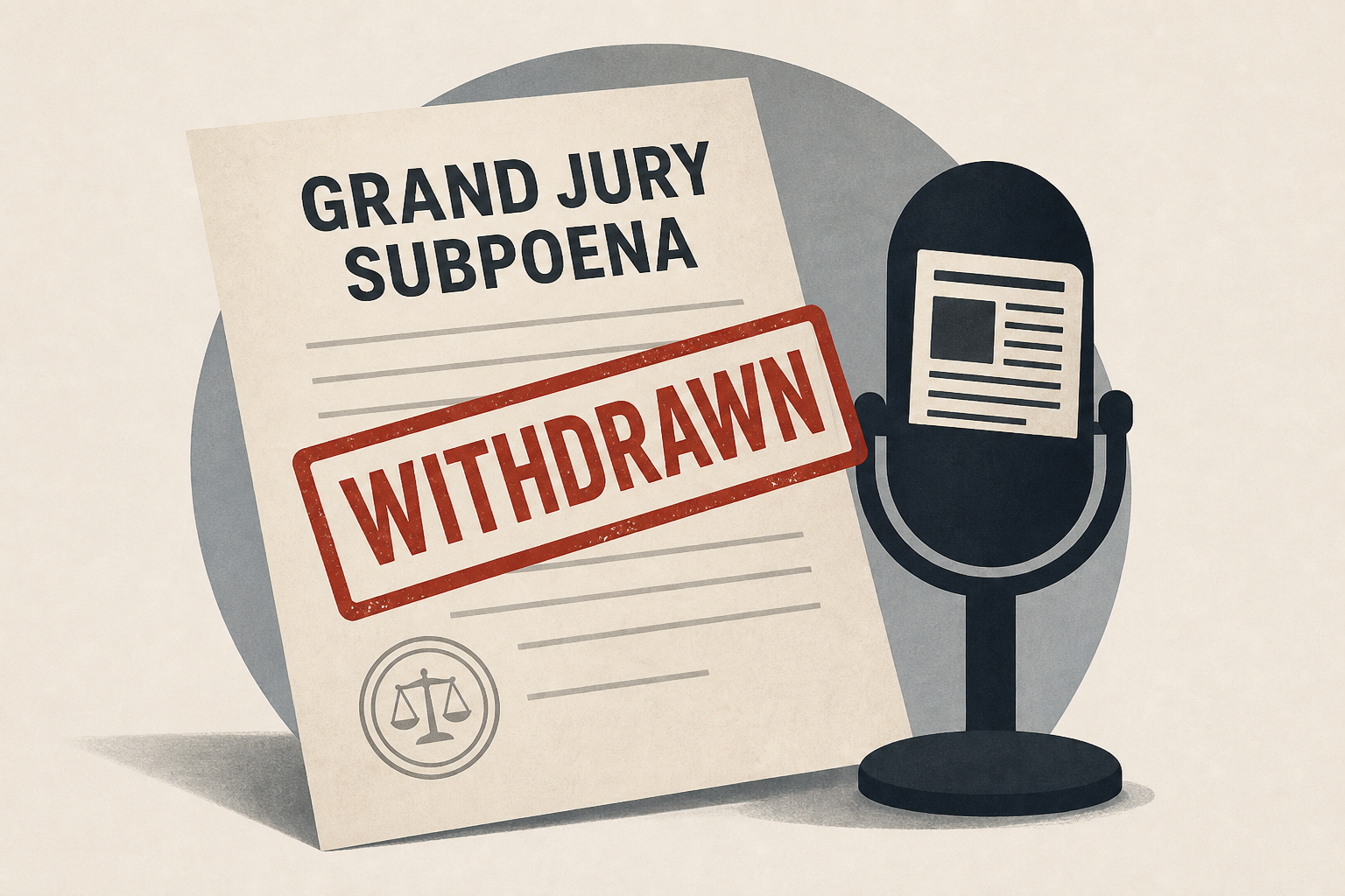 Justice Dept. Issued, Then Withdrew, Grand Jury Subpoenas of Journalists