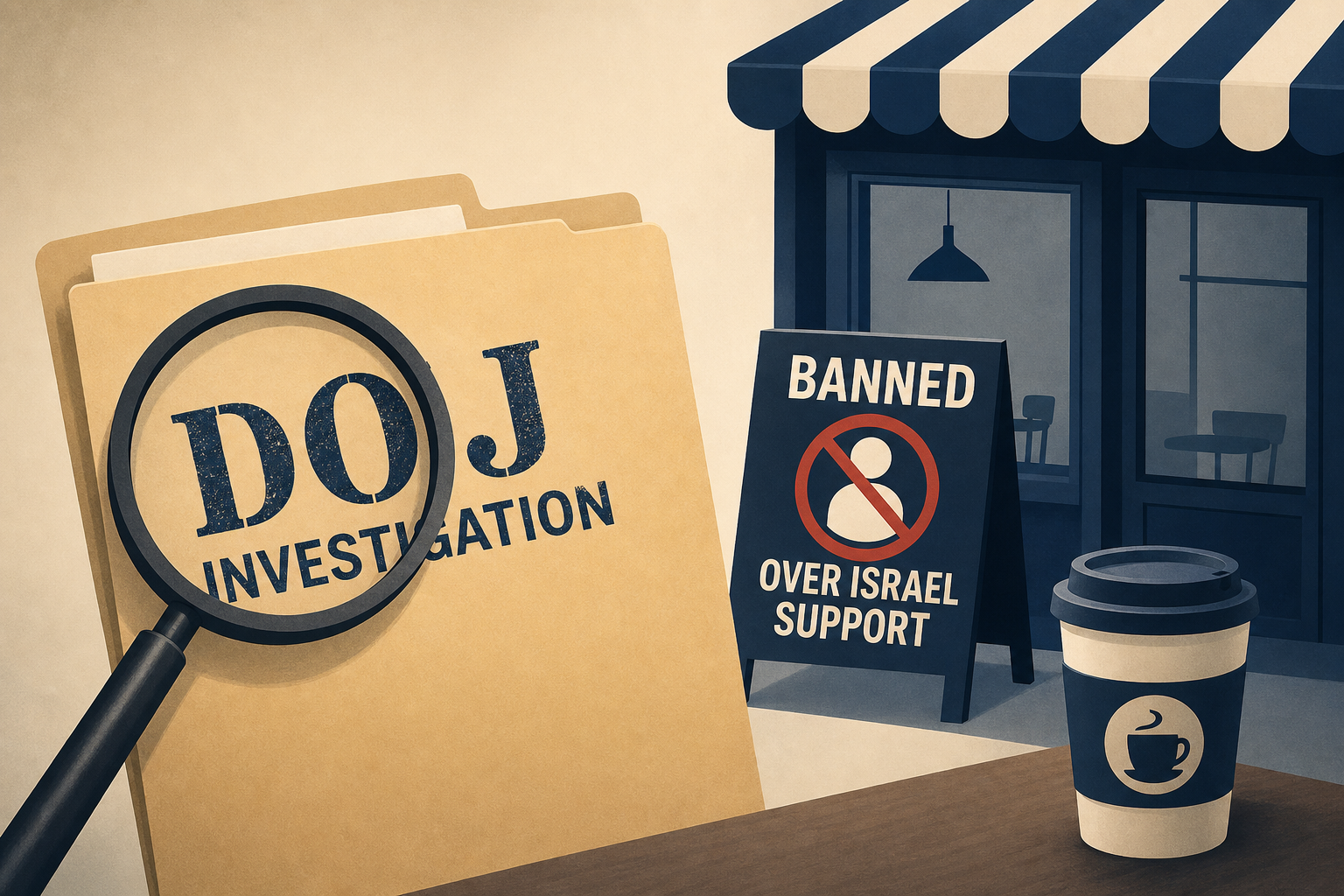 DOJ Investigates Coffee Shop Ban of Dan Goldman Over Israel Support