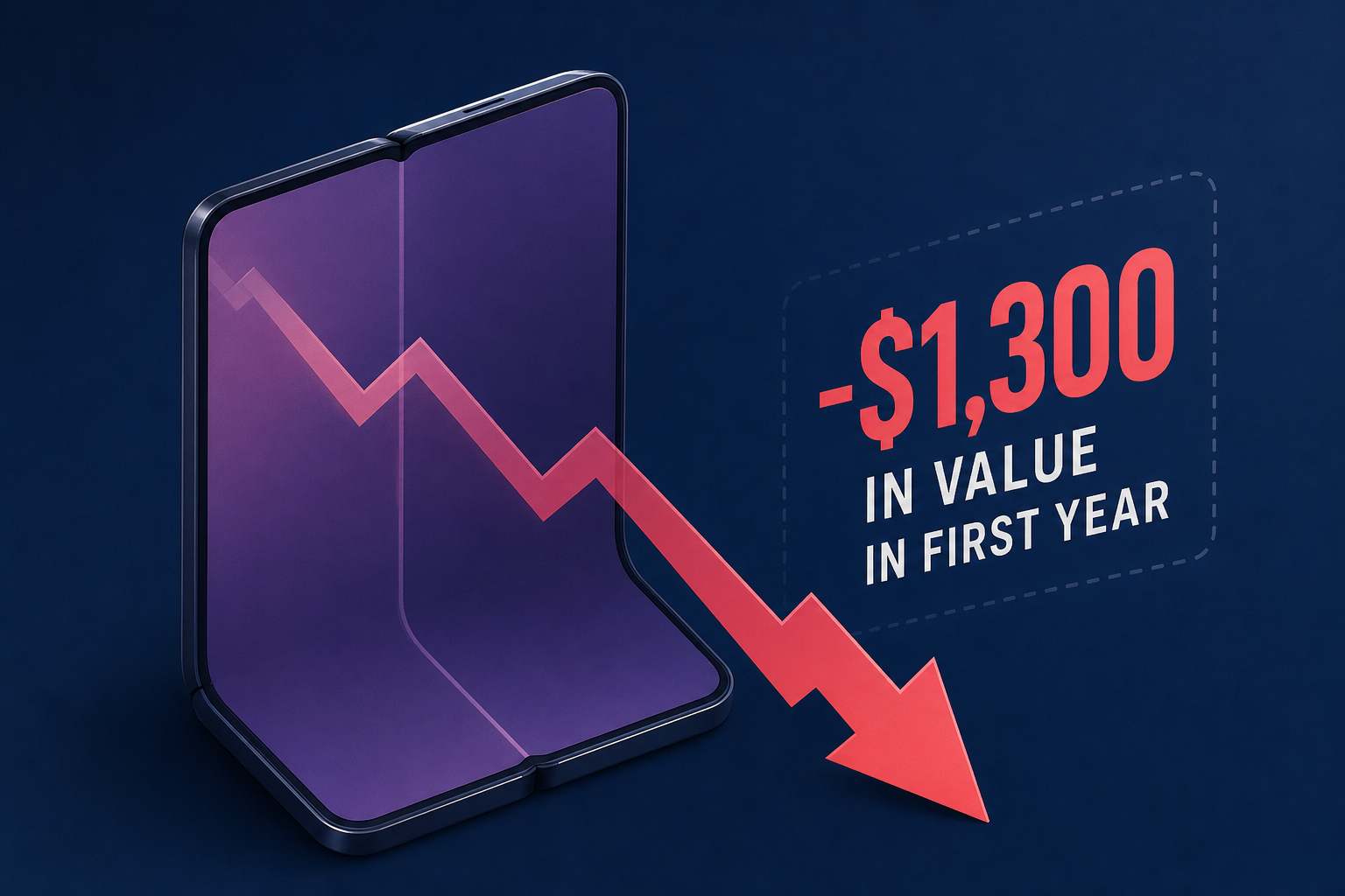 Apple's Foldable iPhone Could Lose Almost $1,300 in Value in First Year, Study Suggests