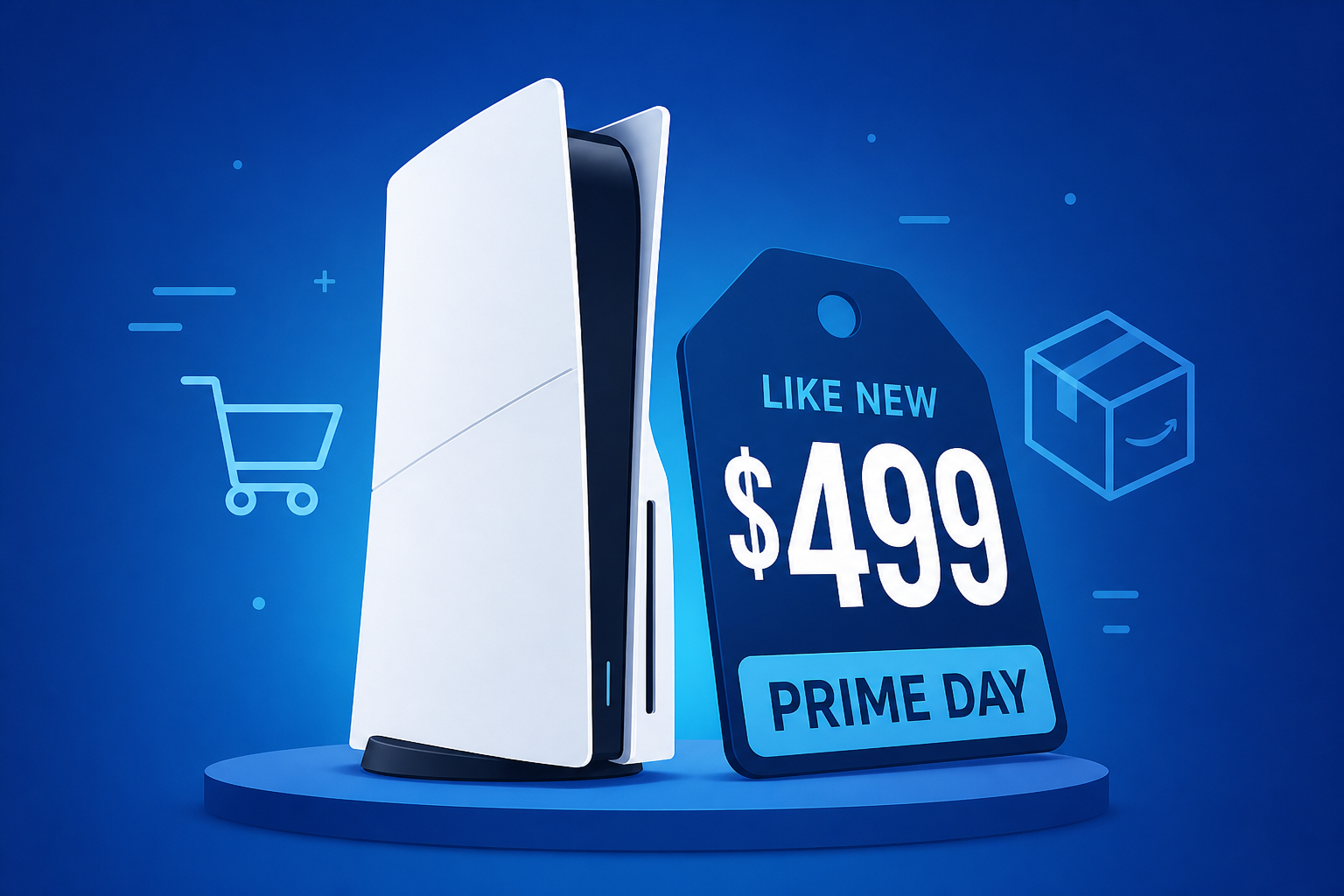 Like New PlayStation 5 Slim Disc Edition Consoles Are Going for $499 for Amazon Prime Day