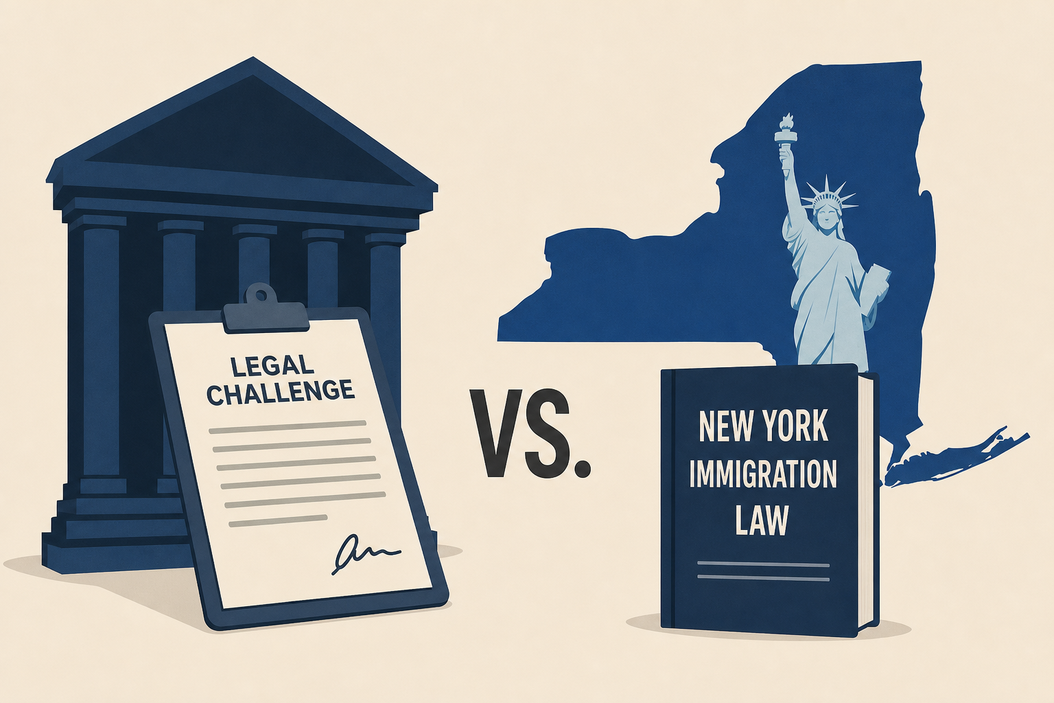 Trump administration challenges New York's new immigration law in court