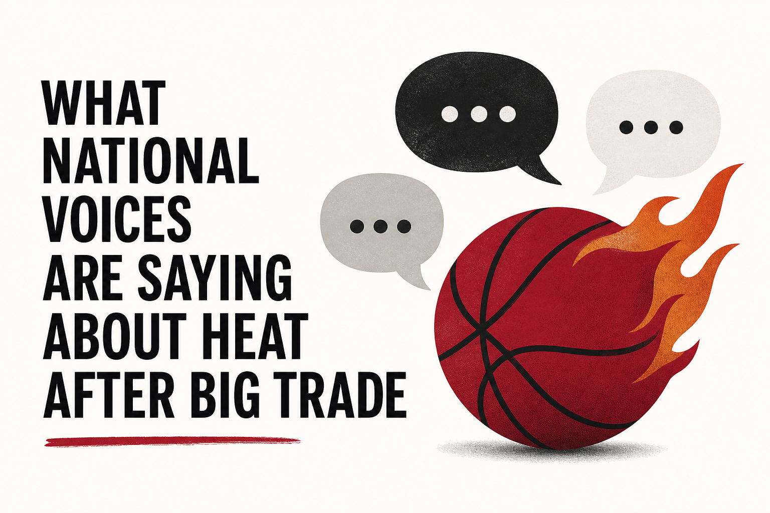What national voices are saying about Heat after big trade