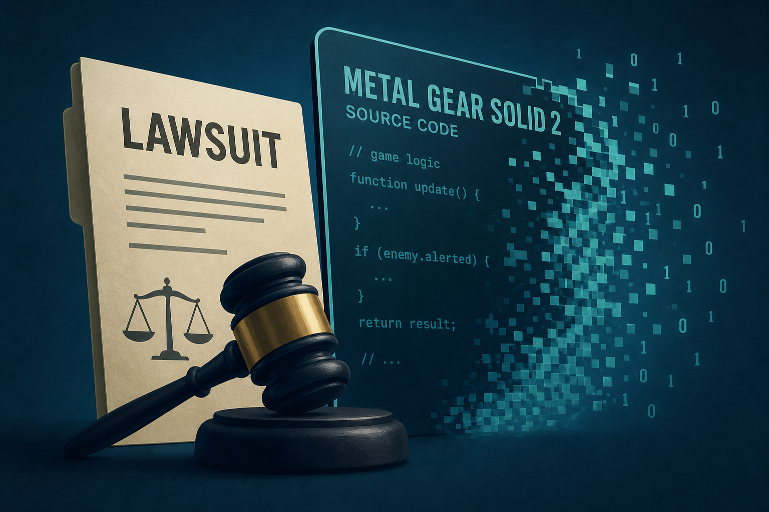 Konami Suing Over Massive Metal Gear Solid 2 Source Code Leak