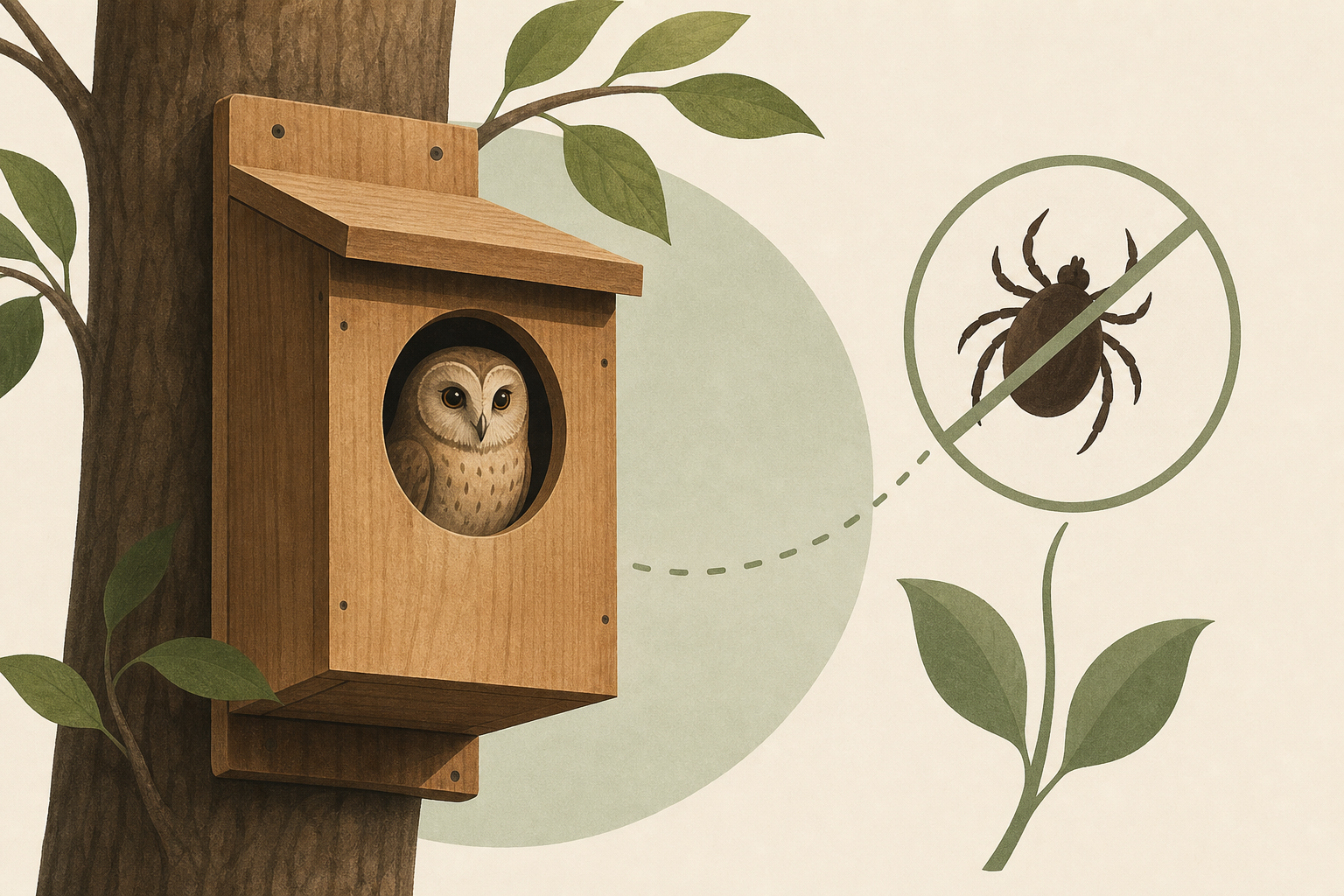 This Amazon Owl Nest Box Helps Prevent Ticks Naturally