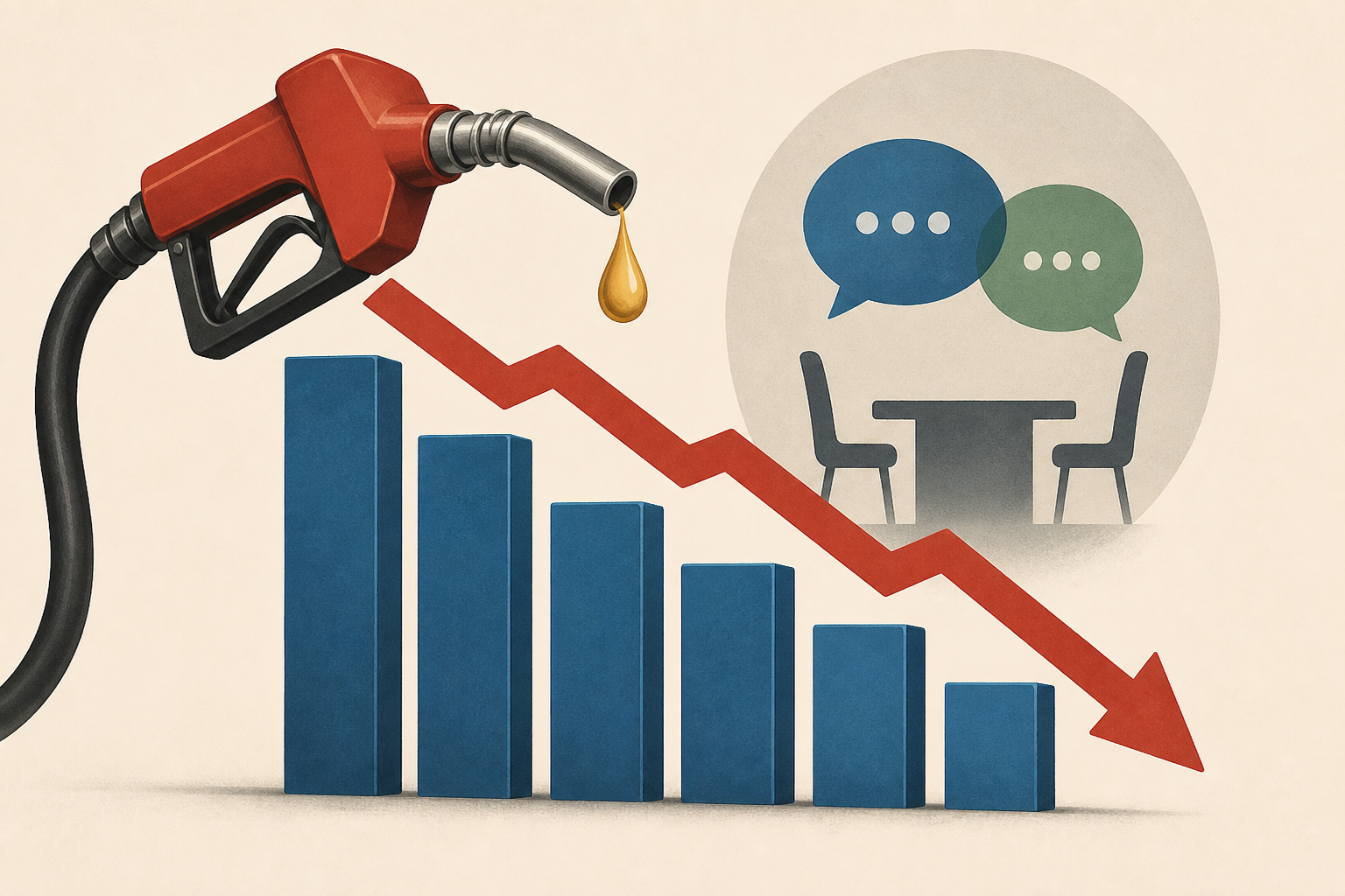 Gas prices sink for sixth week in a row — down 14% from May peak amid US-Iran talks