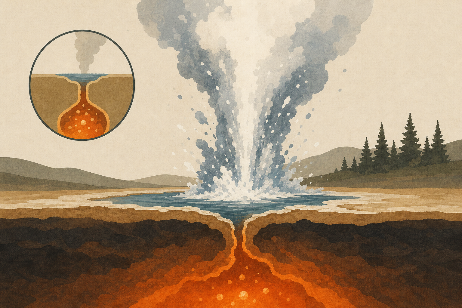 Another hydrothermal explosion has occurred at Yellowstone National Park