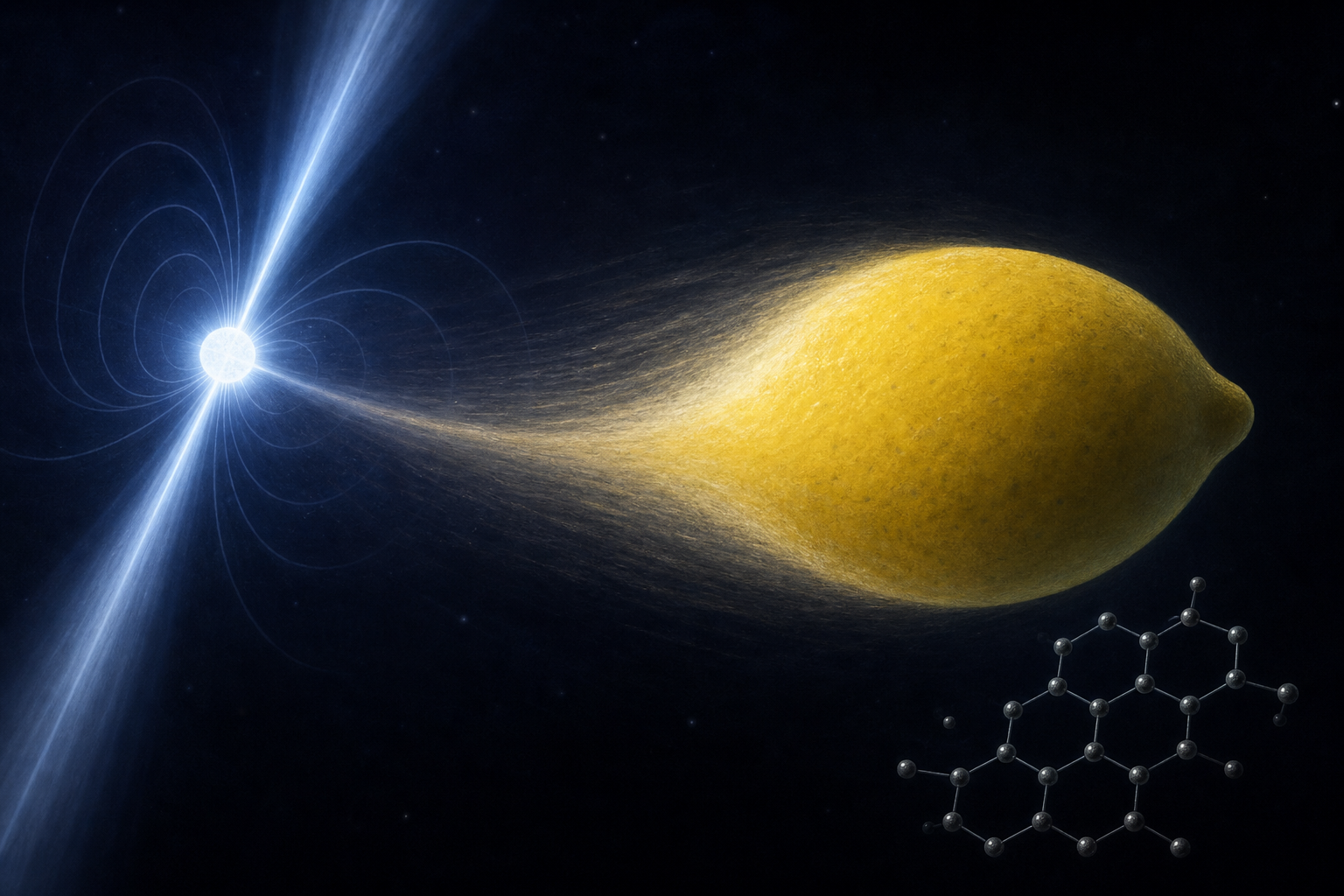 Webb found a planet stretched into a lemon shape around a pulsar, with an atmosphere of carbon that seems to rule out every way we know of forming it