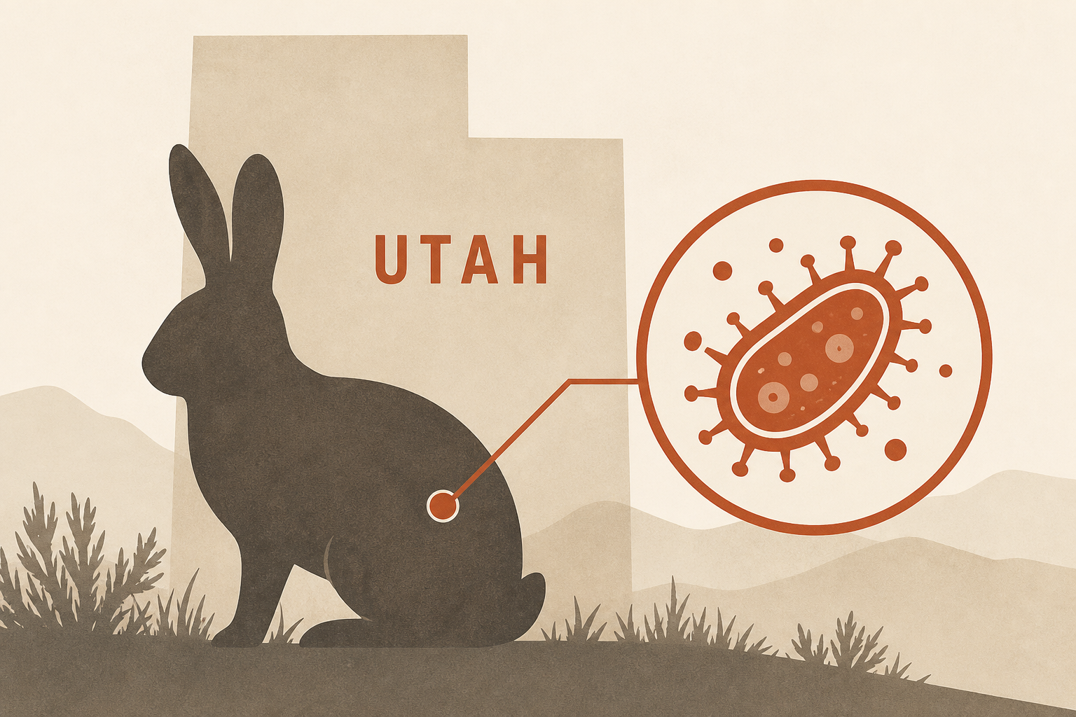A highly infectious disease has been found in Utah's wild rabbit population again