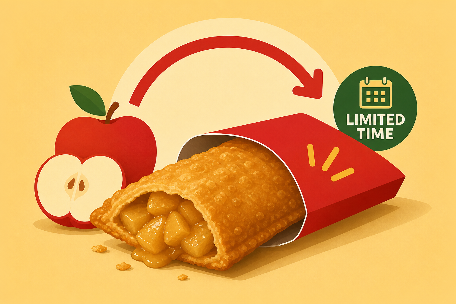 McDonald's fried apple pie has made a sweet return to the menu for a limited time