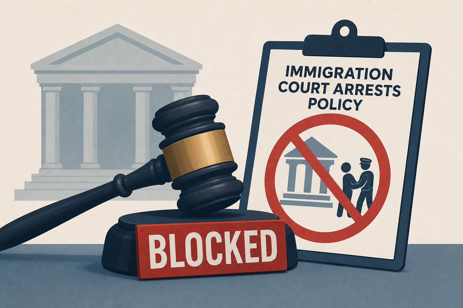 Federal judge blocks Trump policy of making arrests at immigration courts nationwide