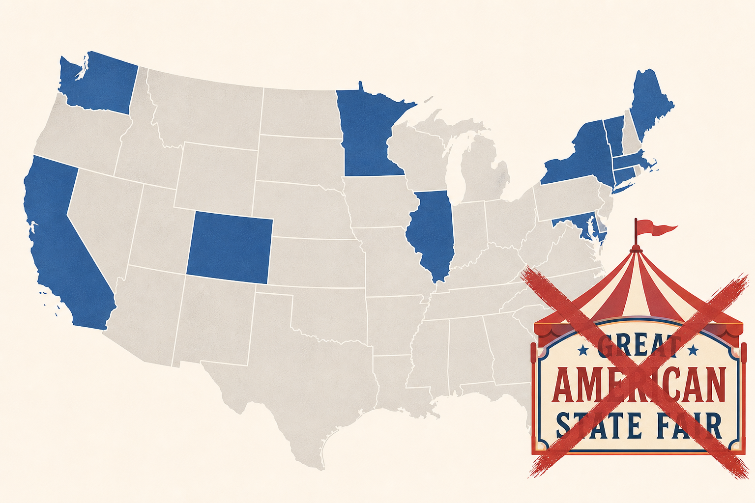 Here’s Which States Are Ditching Trump’s ‘Great American State Fair’