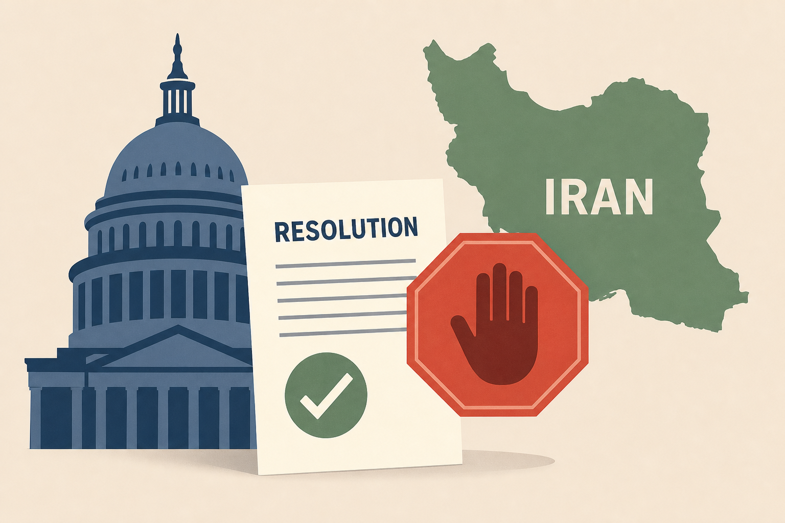 Senate for first time approves resolution to halt Iran conflict