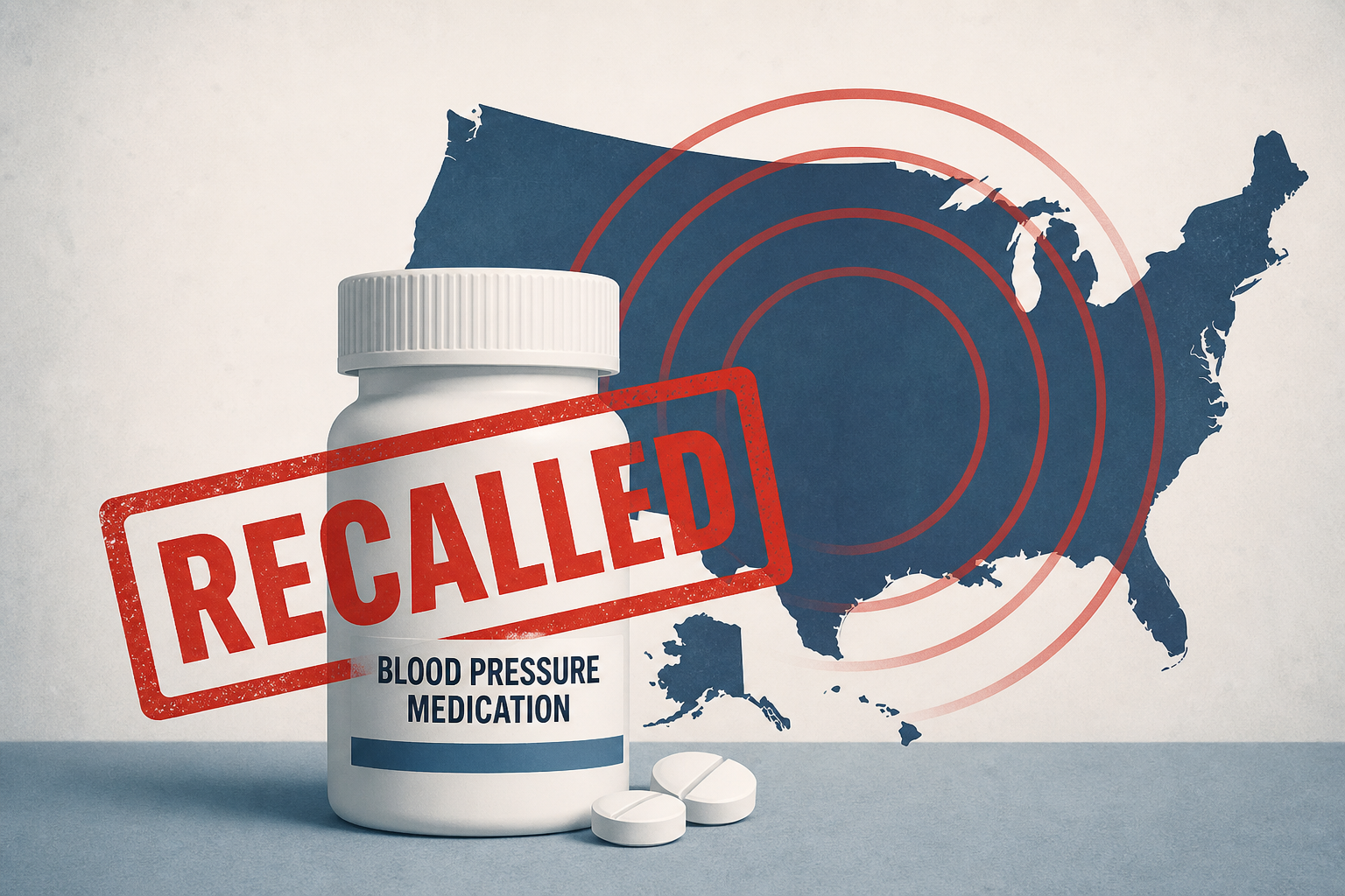 Thousands of Bottles of Popular Blood Pressure Medication Recalled Nationwide
