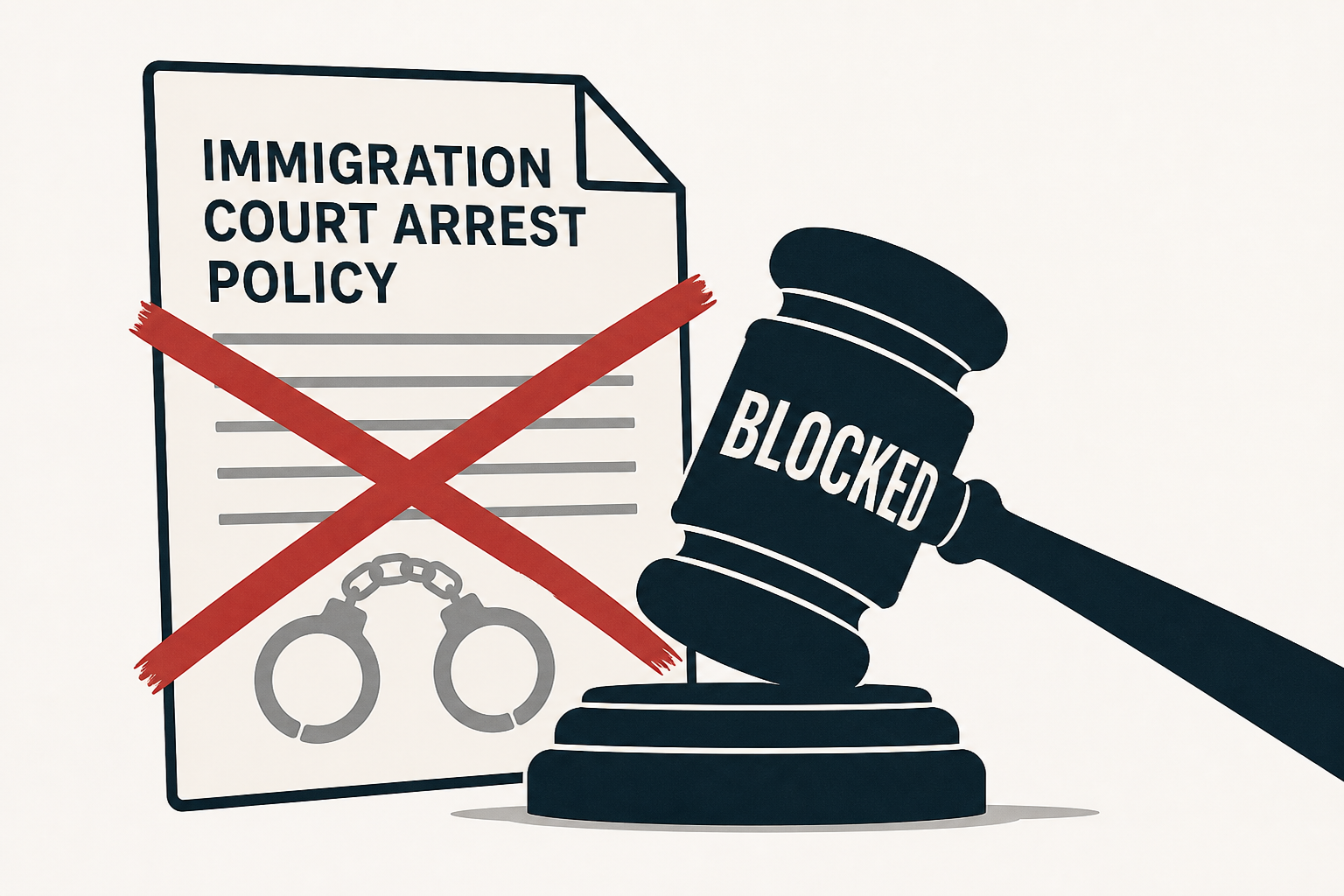 Federal judge blocks Trump policy that allows immigration court arrests