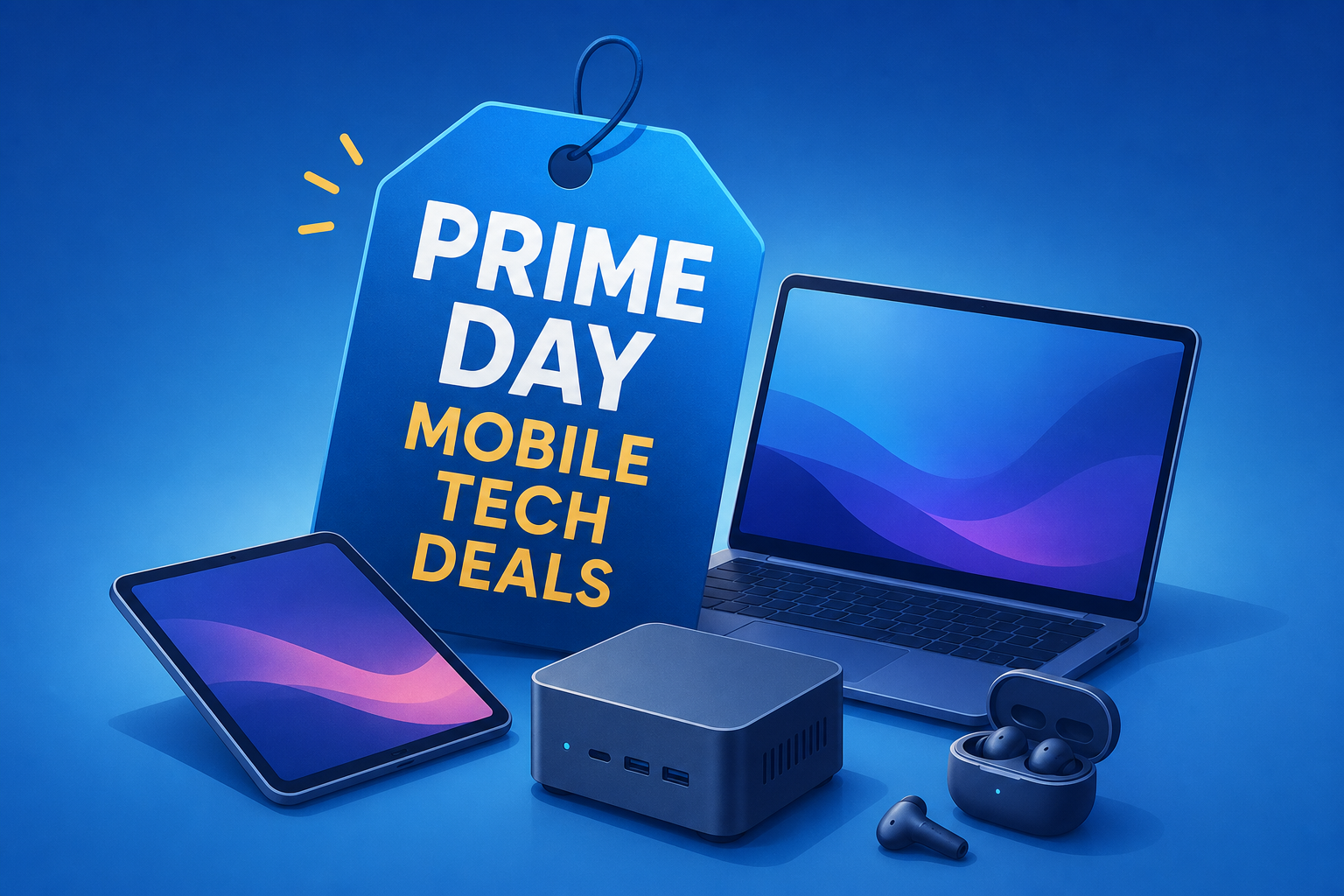 Prime Day mobile tech deals (Laptops, tablets, mini PCs, and accessories)