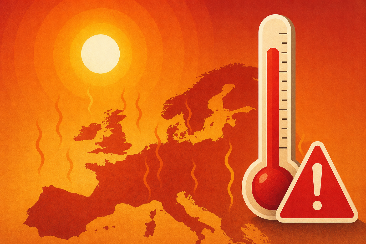 Deadly heat wave grips Europe with red alerts and scorching records