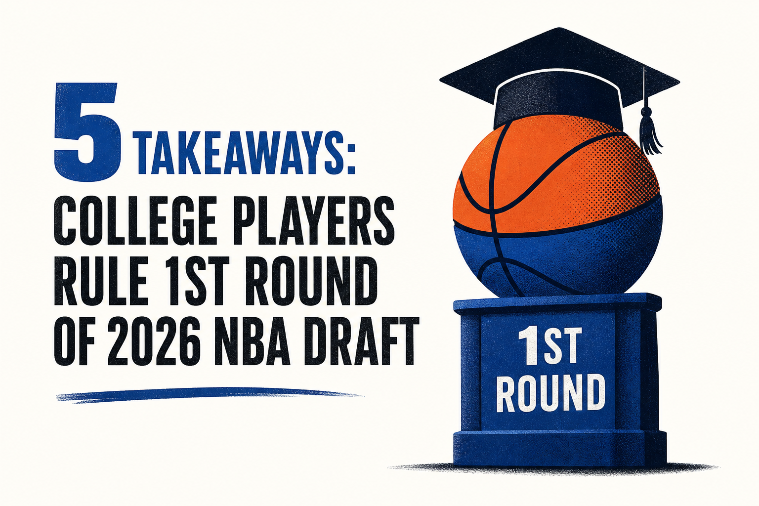 5 takeaways: College players rule 1st round of 2026 NBA Draft