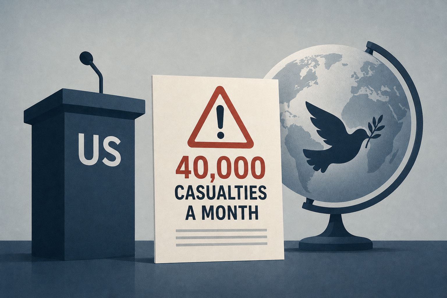 US Warns Russia at UN to Secure Peace Deal, Citing 40,000 Casualties a Month
