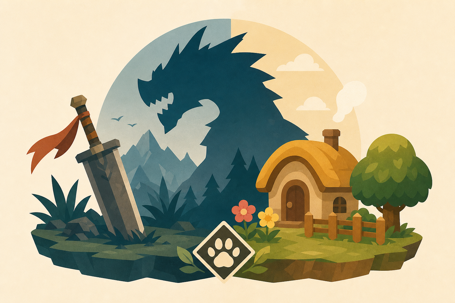 Monster Fantasy is like Monster Hunter Meets Animal Crossing