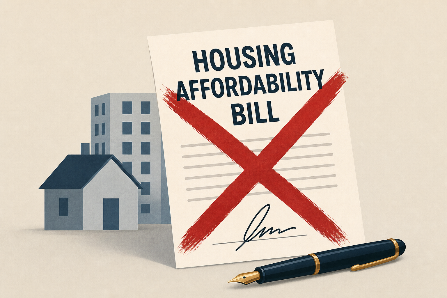 Trump cancels signing of largest housing affordability bill in a generation
