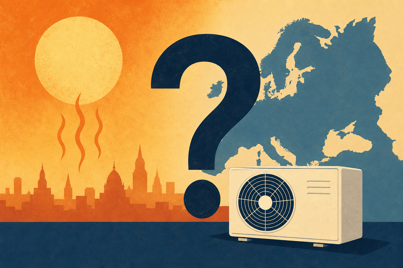 European summers are getting brutally hot. So why is air conditioning so rare?