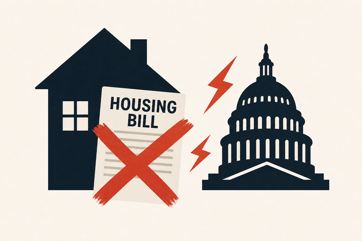 Trump cancels plan to sign major housing bill as he fights with Congress over the SAVE Act