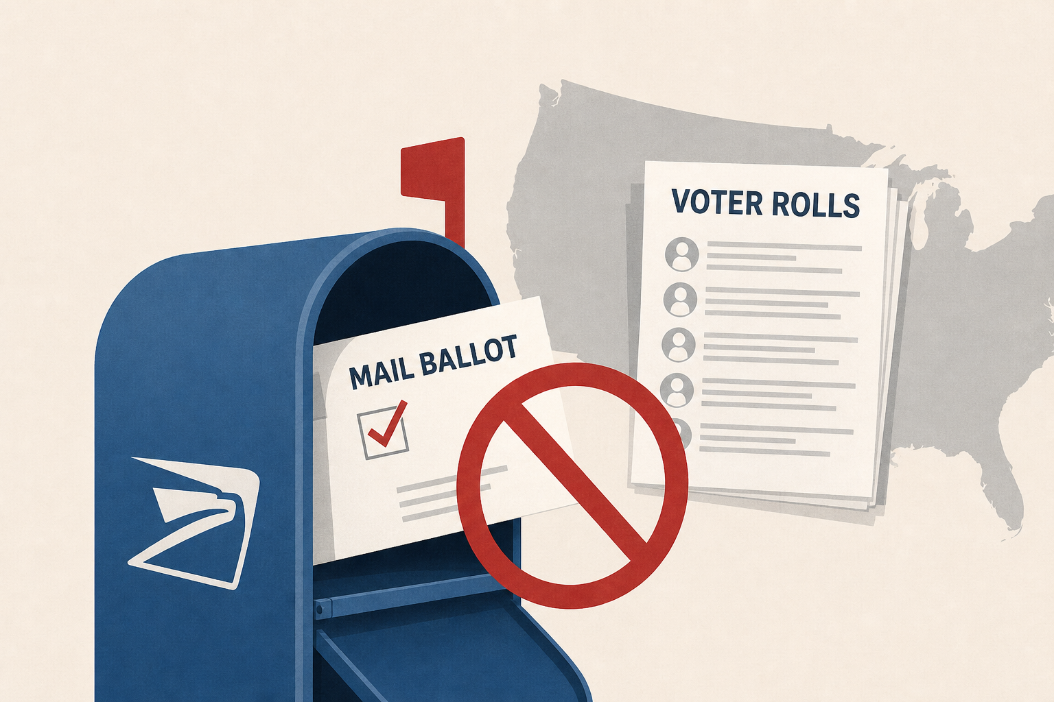 Postmaster general says USPS won't deliver mail ballots if states don’t give Trump admin voter rolls