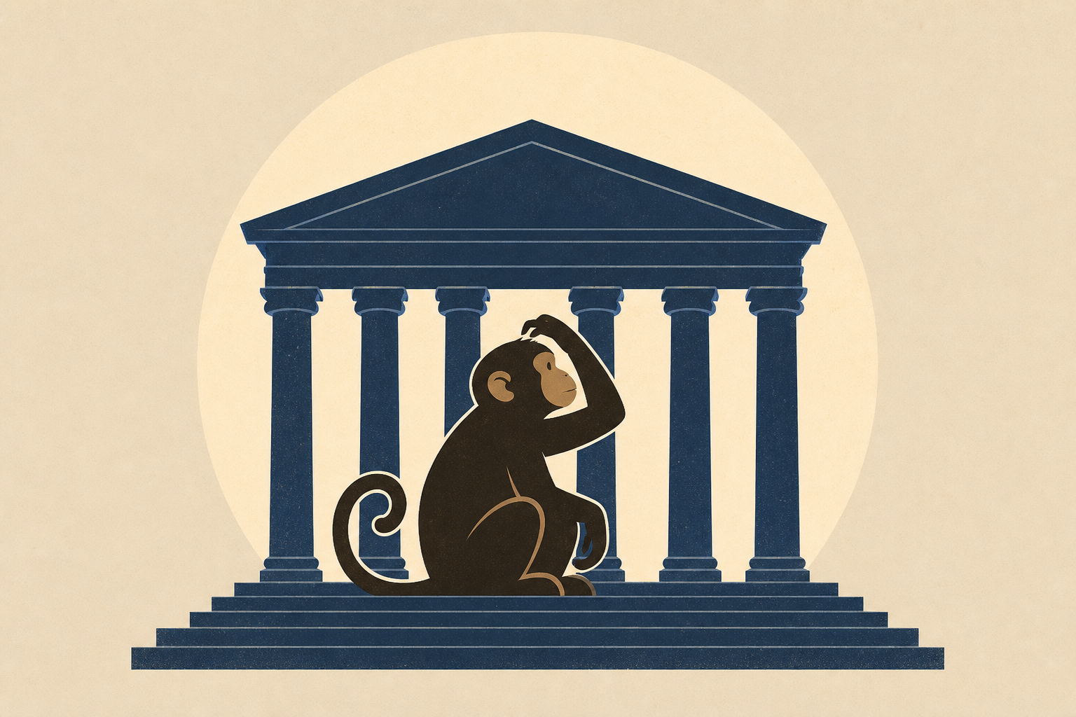 As Blockbusters Loom, Monkey Business at the Supreme Court