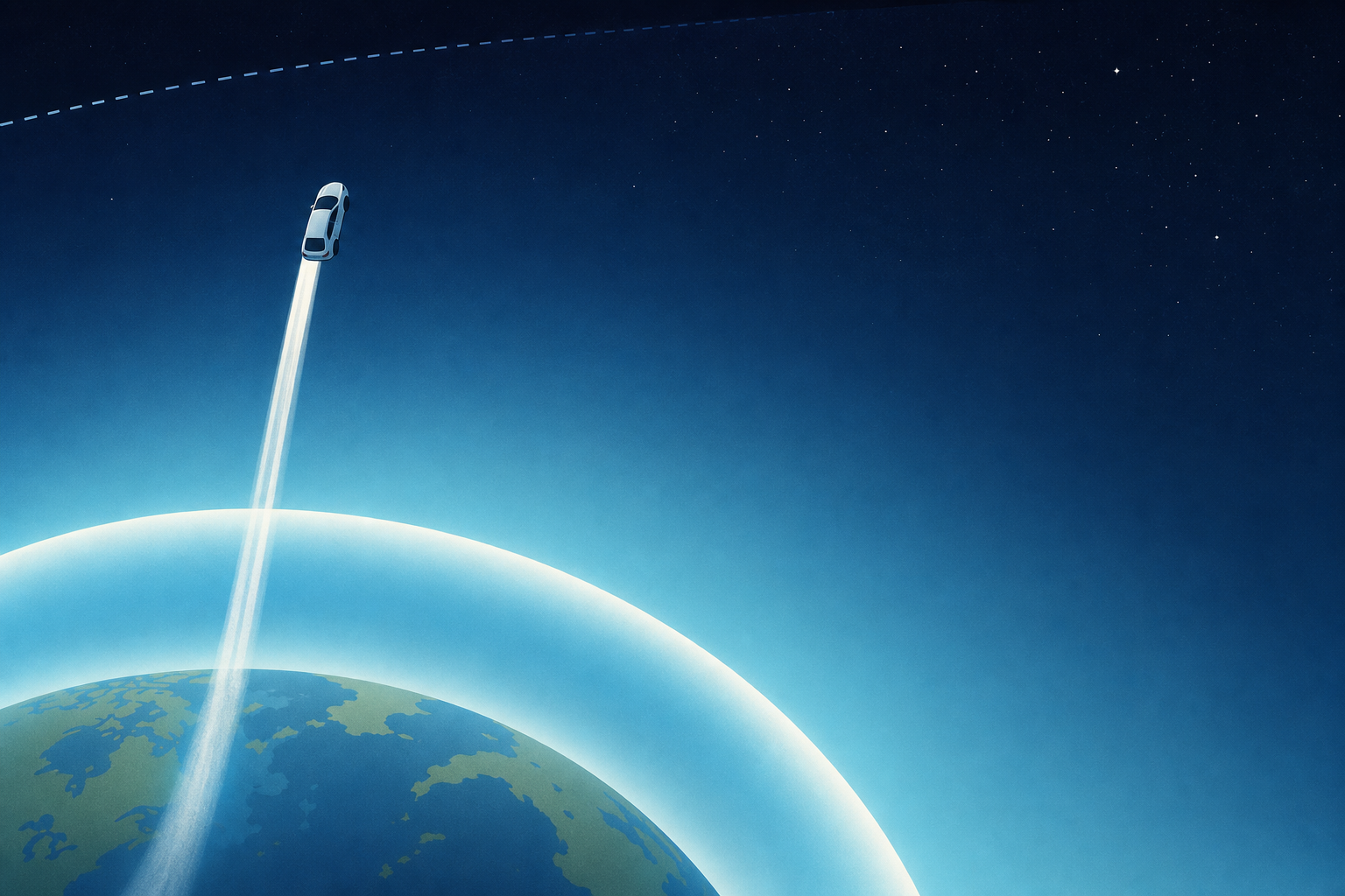 If you could drive a car straight up into the sky at highway speed, you would reach the edge of outer space in under an hour — the only thing protecting every living creature on Earth from the lethal