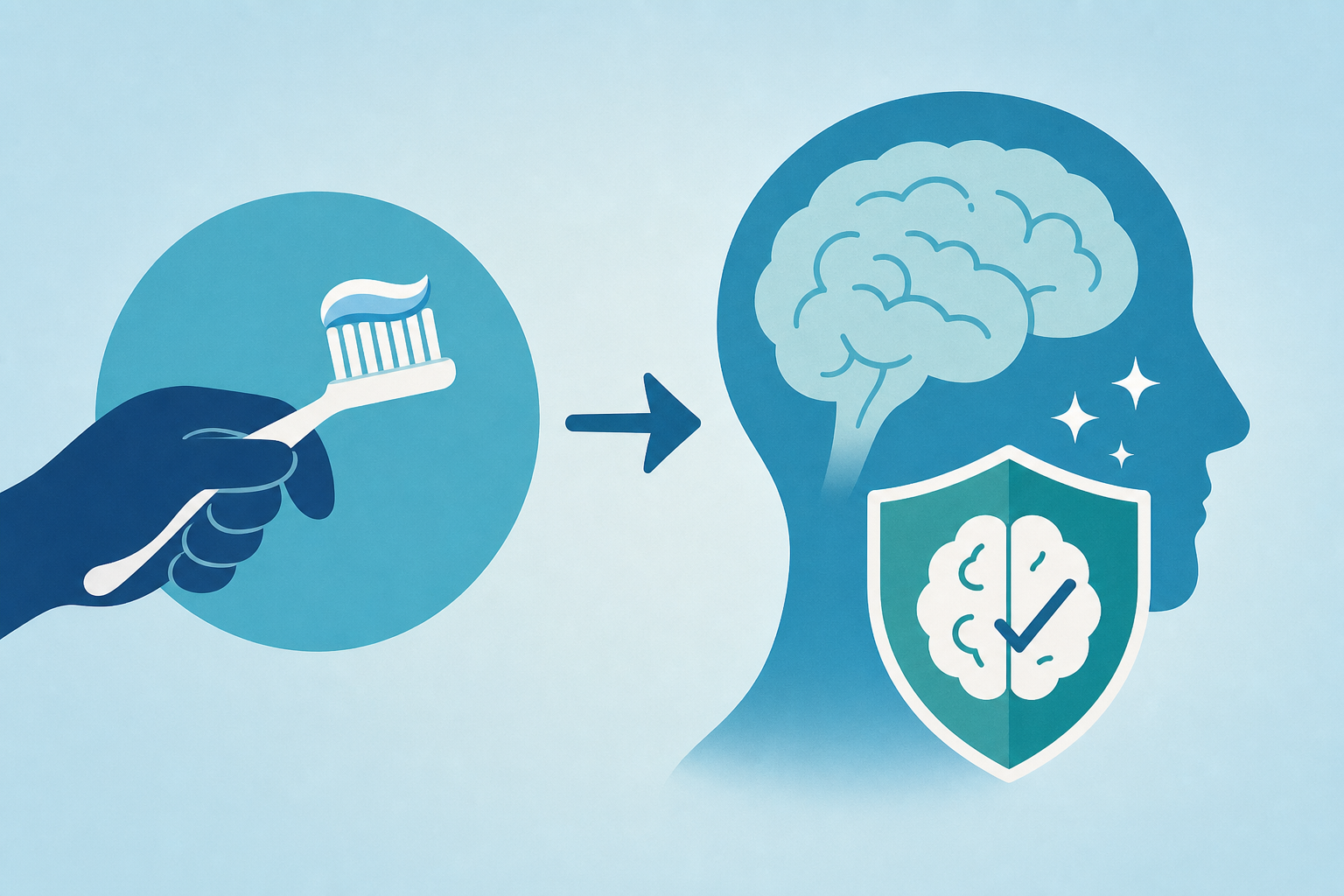 Brushing your teeth with your left hand could prevent dementia