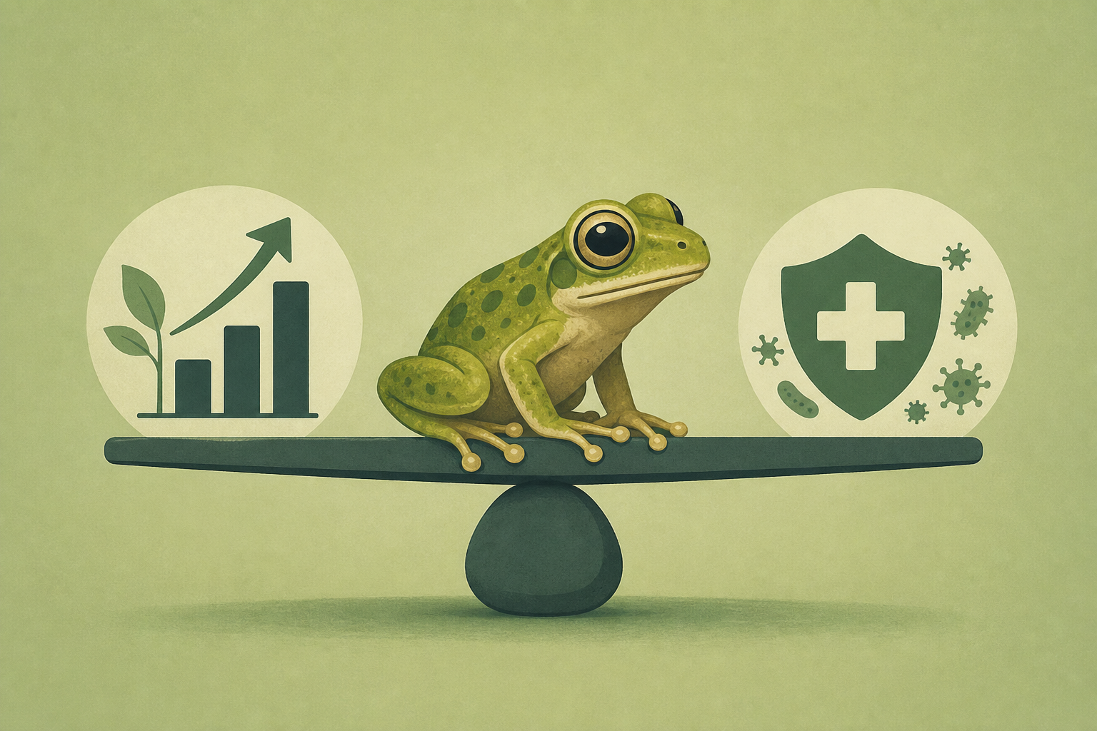 How young coquí frogs balance the competing demands of growth and fighting disease