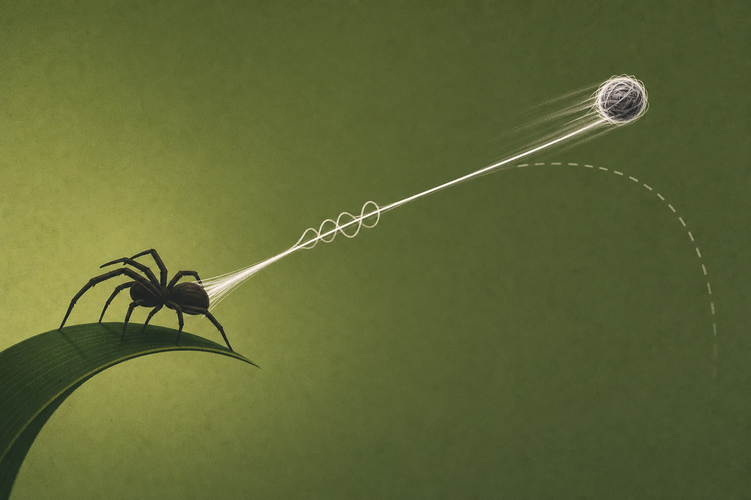 Spider Creates Nature's Most Powerful Catapult