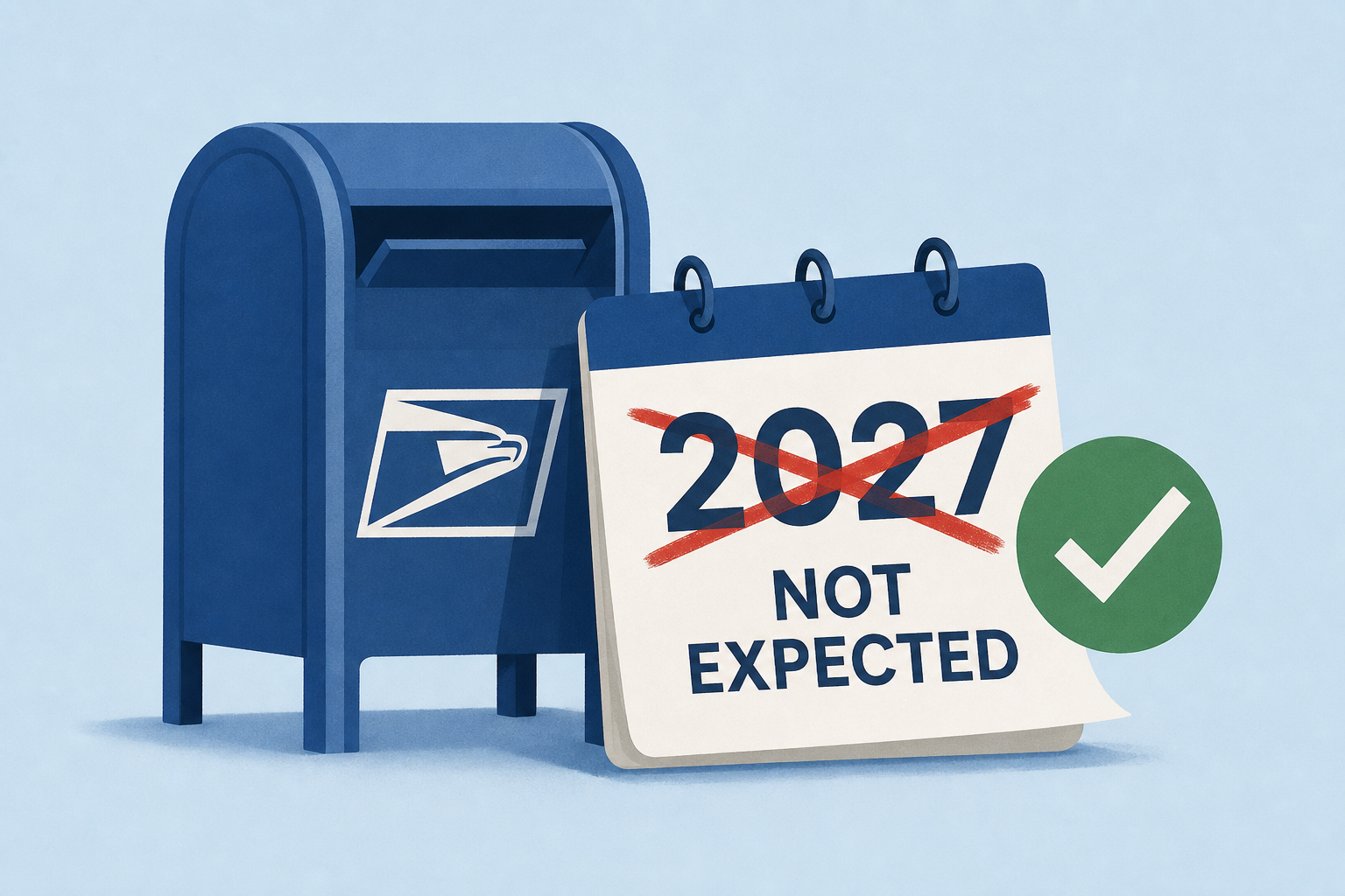 USPS is no longer expected to run out of money in 2027 : NPR