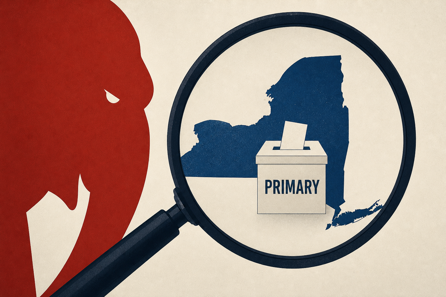 Calling Democrats ‘Communists,’ Trump Keeps Close Eye on N.Y. Primaries