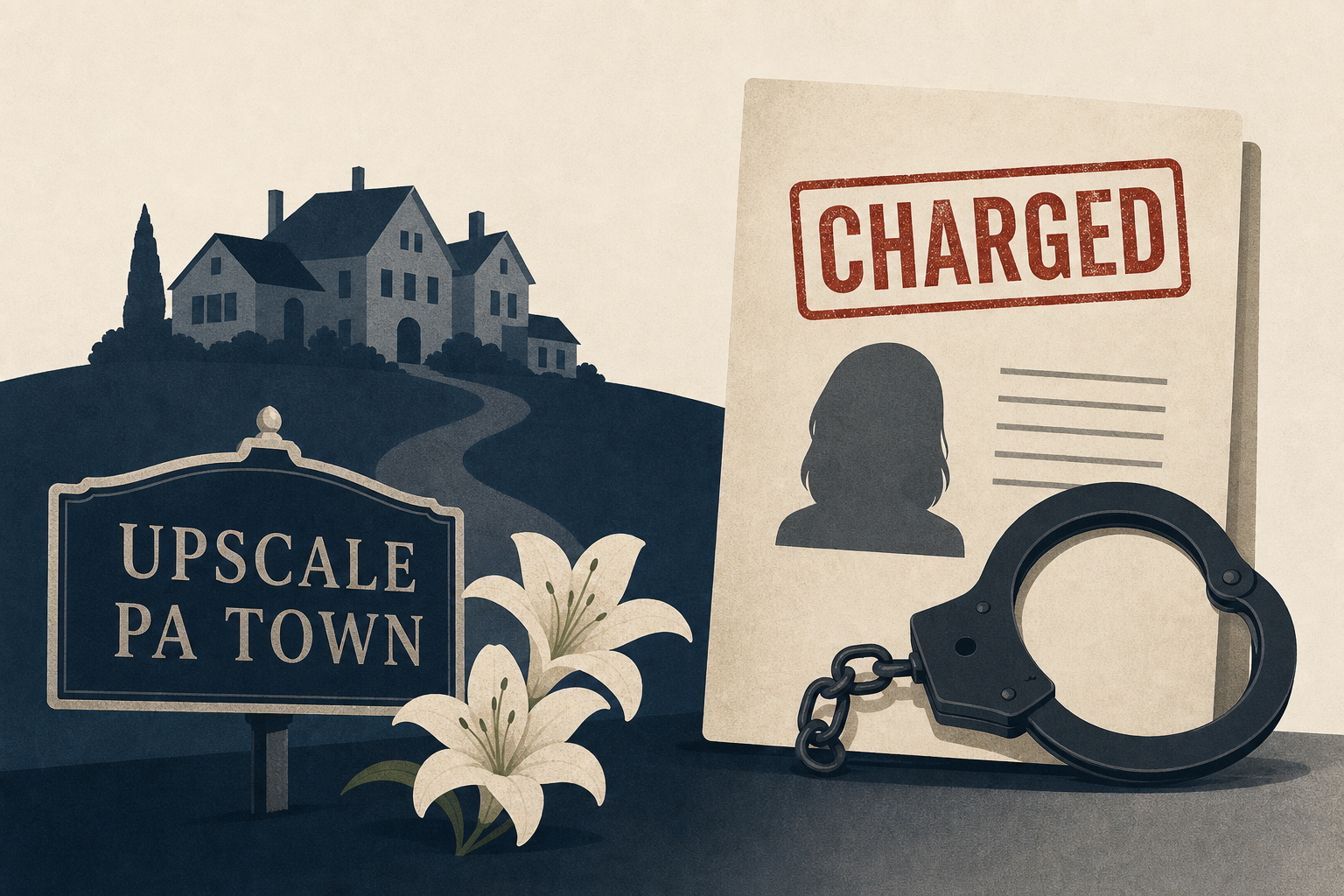 Victims’ daughter charged in long-unsolved double murder in upscale PA town