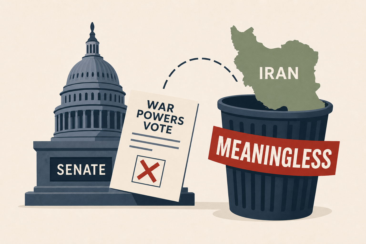 Trump slams Senate’s war powers vote on Iran as ‘meaningless’