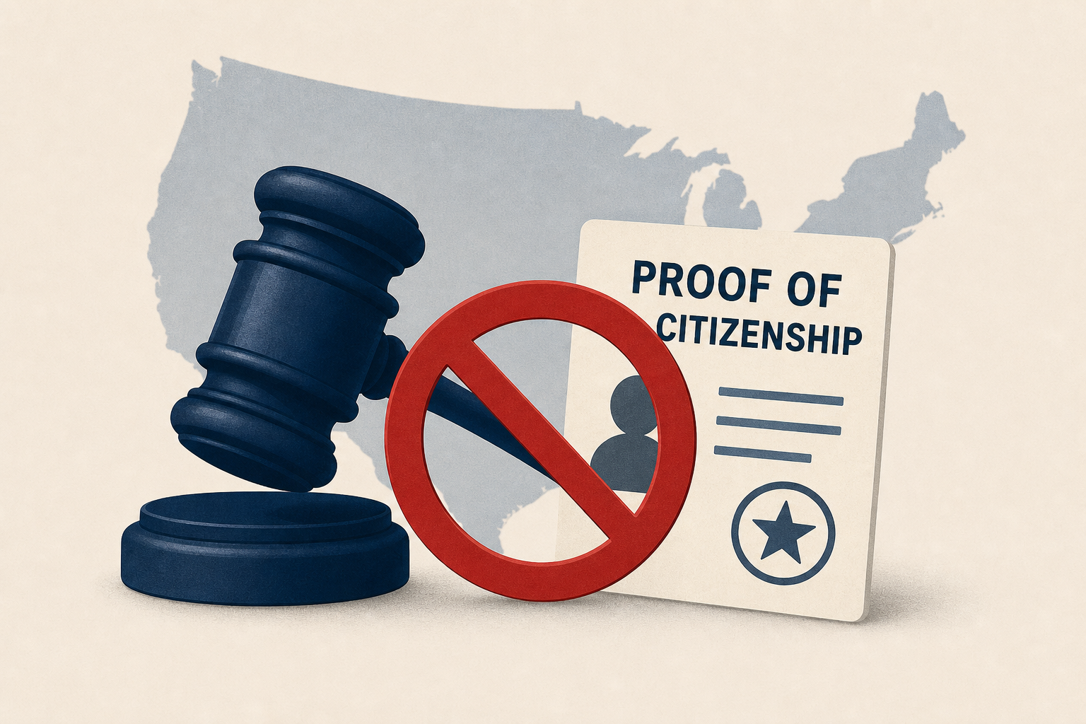 Federal judge blocks Trump effort to make voters show proof of citizenship
