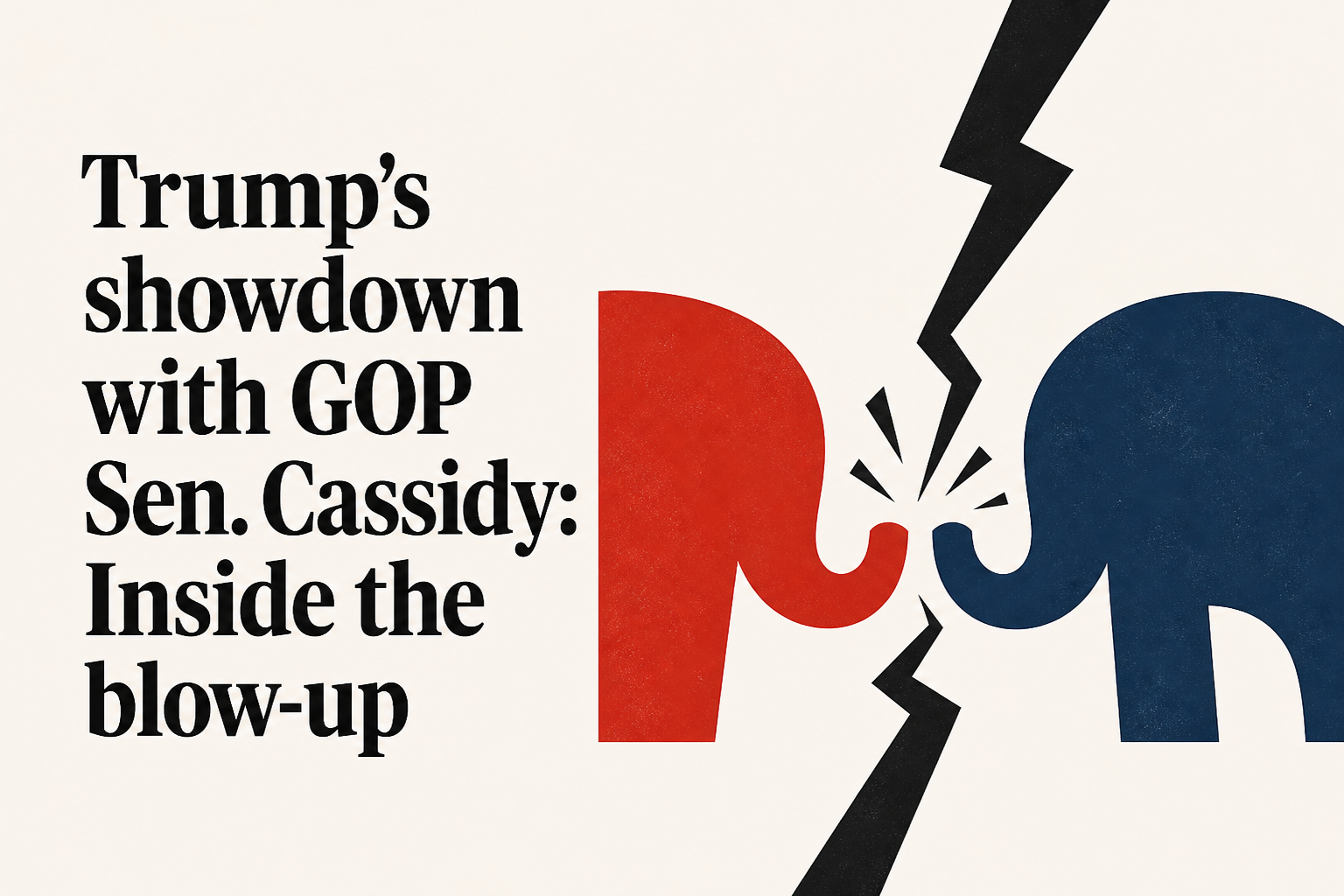 Trump's showdown with GOP Sen. Cassidy: Inside the blow-up