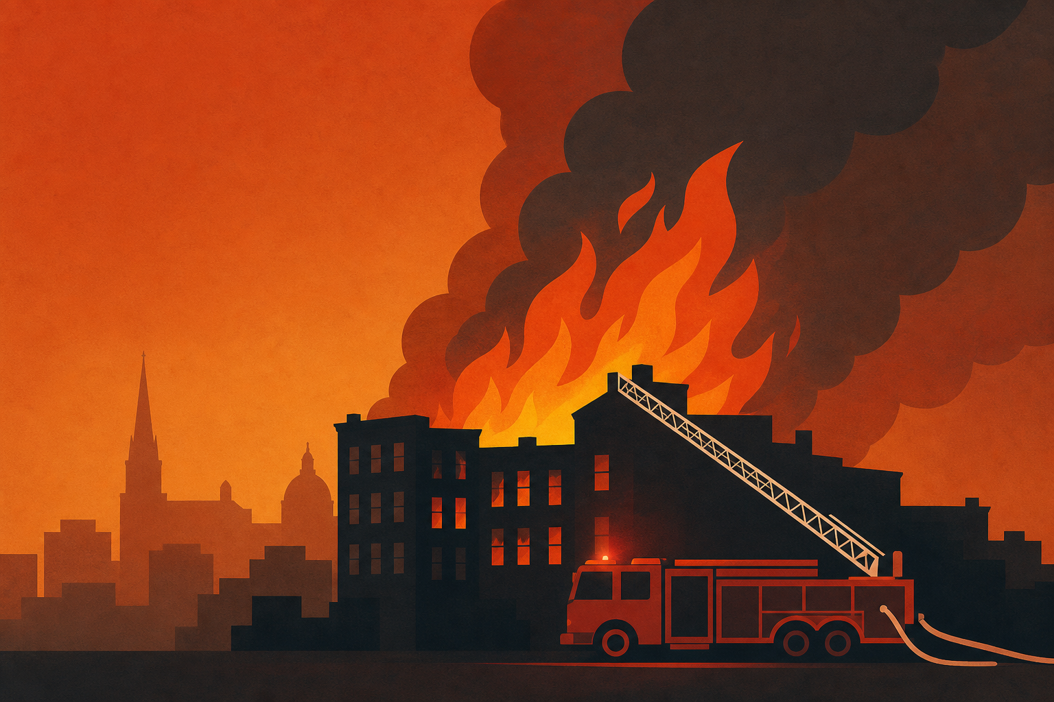 Crews battle massive 6-alarm fire in Allentown; some residents asked to evacuate