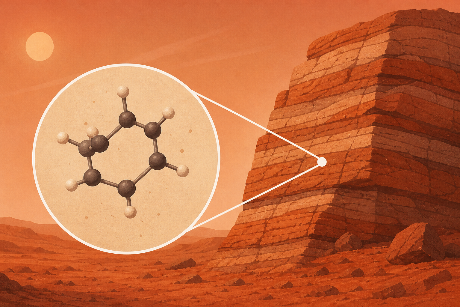 Organic carbon detected in Bright Angel rock formation on Mars