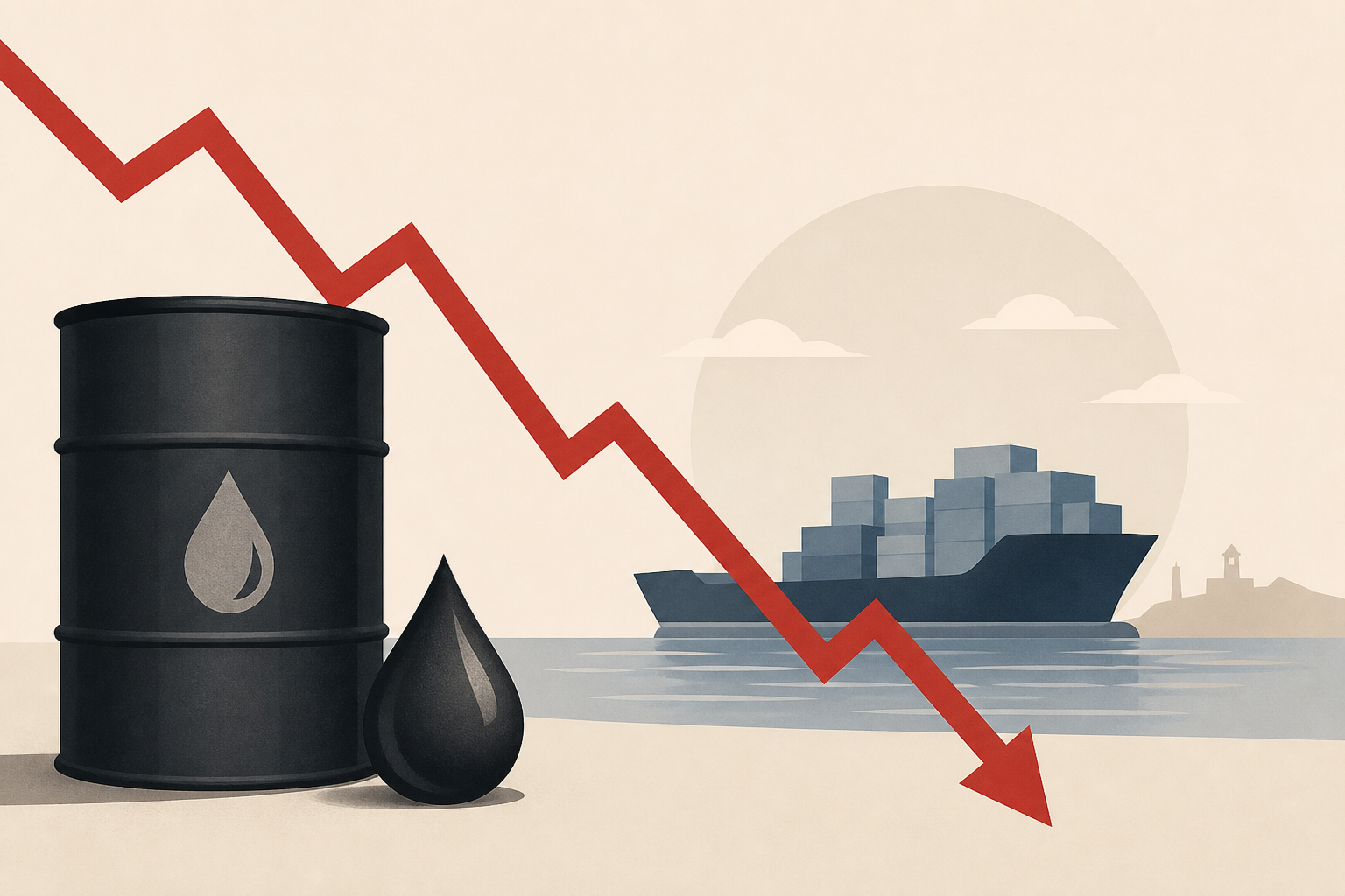 Oil Prices Fall Toward Prewar Levels as Gulf Shipping Resumes