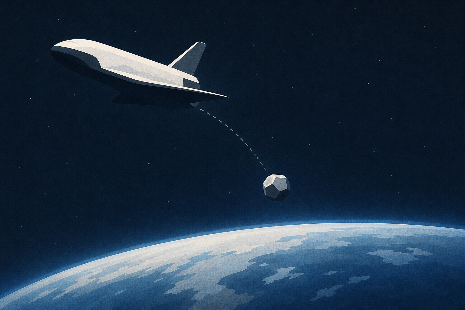 China’s space plane just dropped a mystery object in orbit